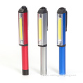 Led Magnetic Flashlight Aluminum Pen Pocket Torch Light